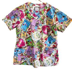 Mary Engelbreit Positive Message Scrubs Size Medium